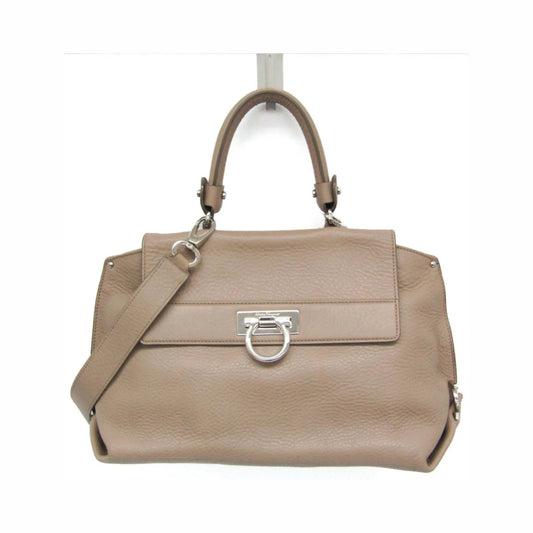 Salvatore Ferragamo Sofia Satchel Leather, Pink, Leather, Handbag
