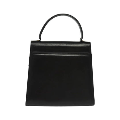 Salvatore Ferragamo Vala Leather, Black, Leather, Handbag