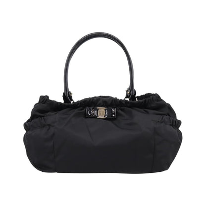 Salvatore Ferragamo Vala tote Nylon, Black, Nylon, Tote Bag