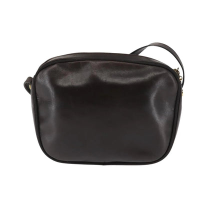 Salvatore Ferragamo Vara Bow camera Leather, Brown, Leather, Shoulder Bag