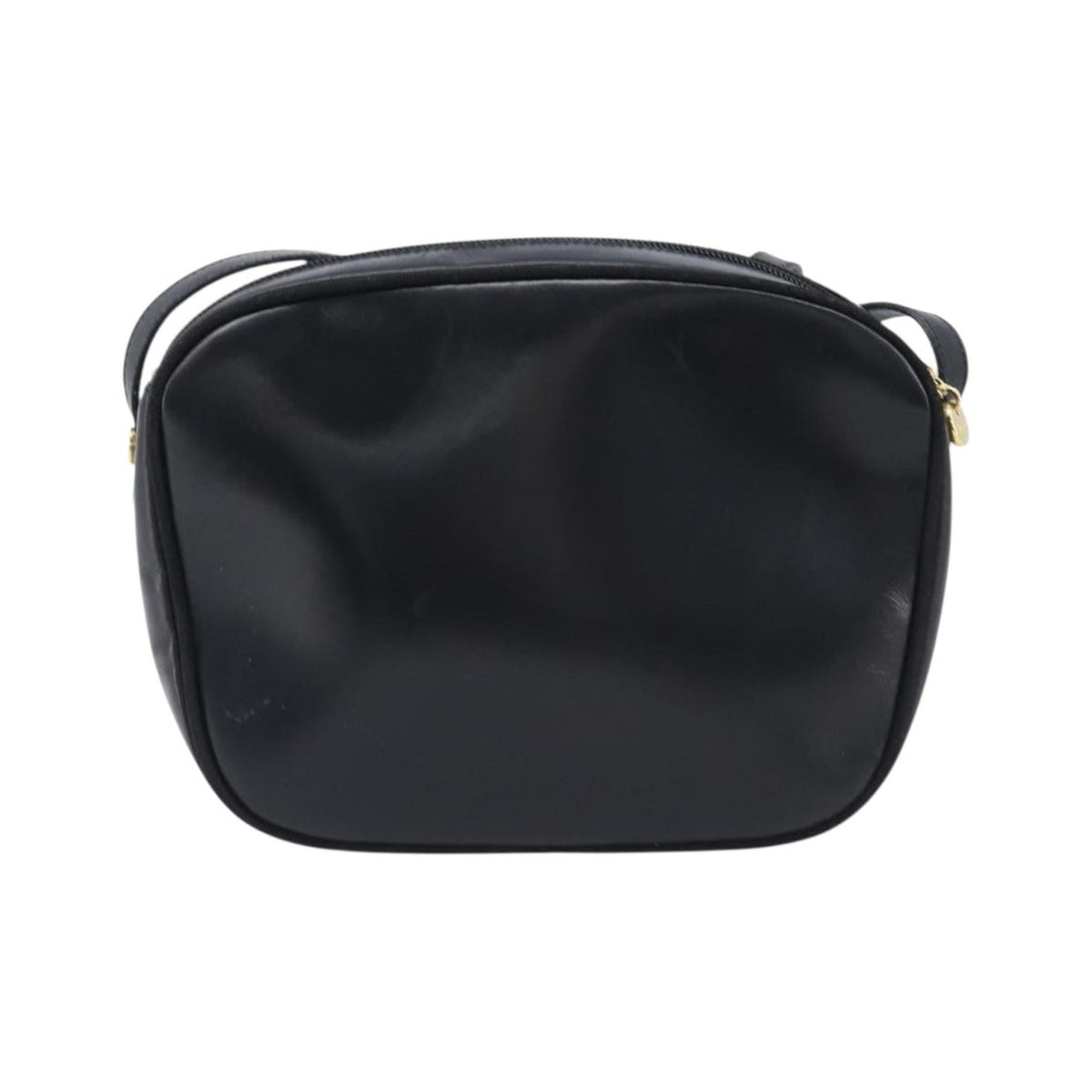 Salvatore Ferragamo Vara Bow Camera Leather, Black, Leather, Shoulder Bag