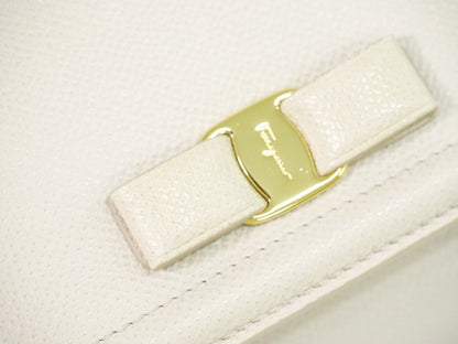 Salvatore Ferragamo Vara Bow Chain Flap Bag - Brandsamsara