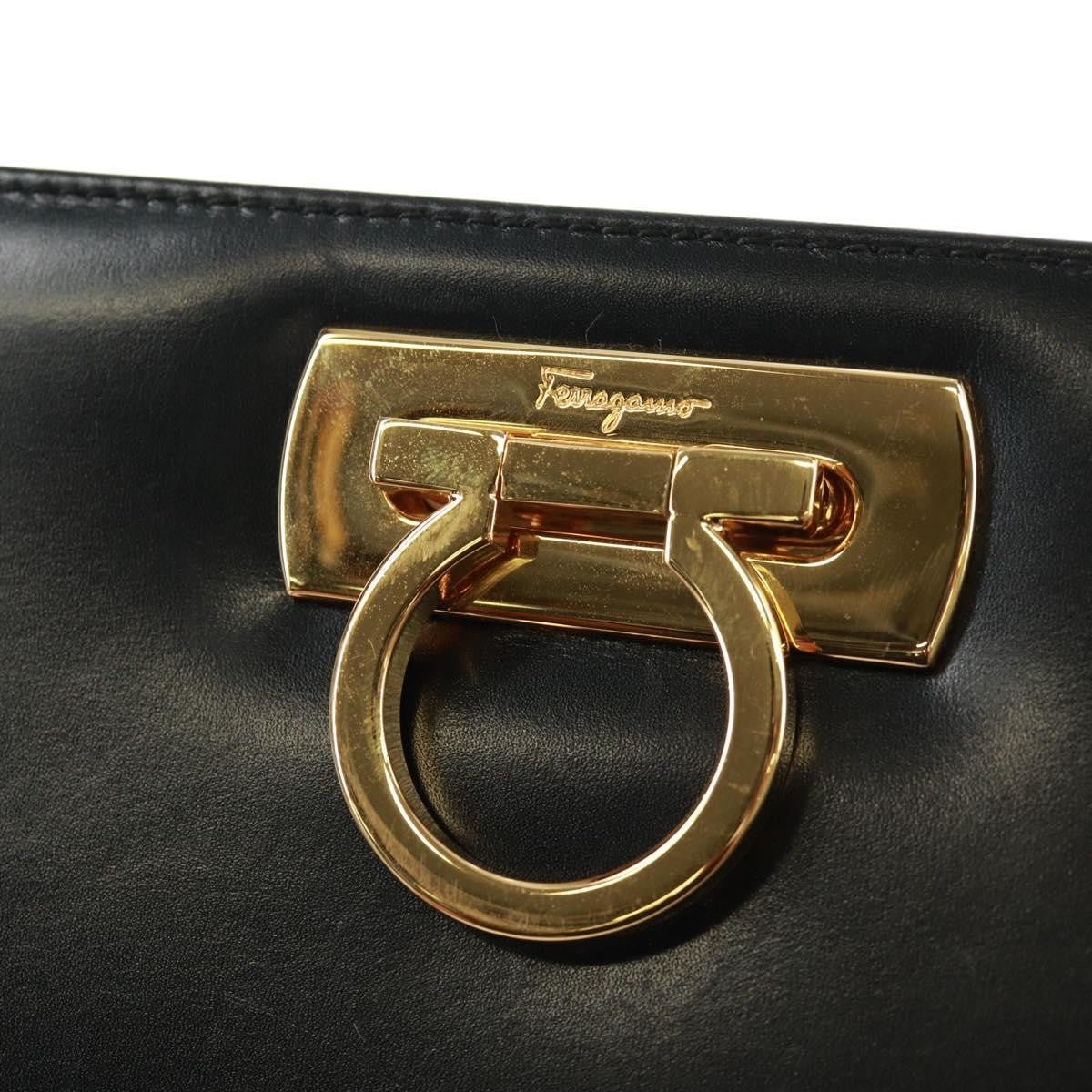 Salvatore Ferragamo Vintage Gancini Chain Shoulder Bag - Brandsamsara