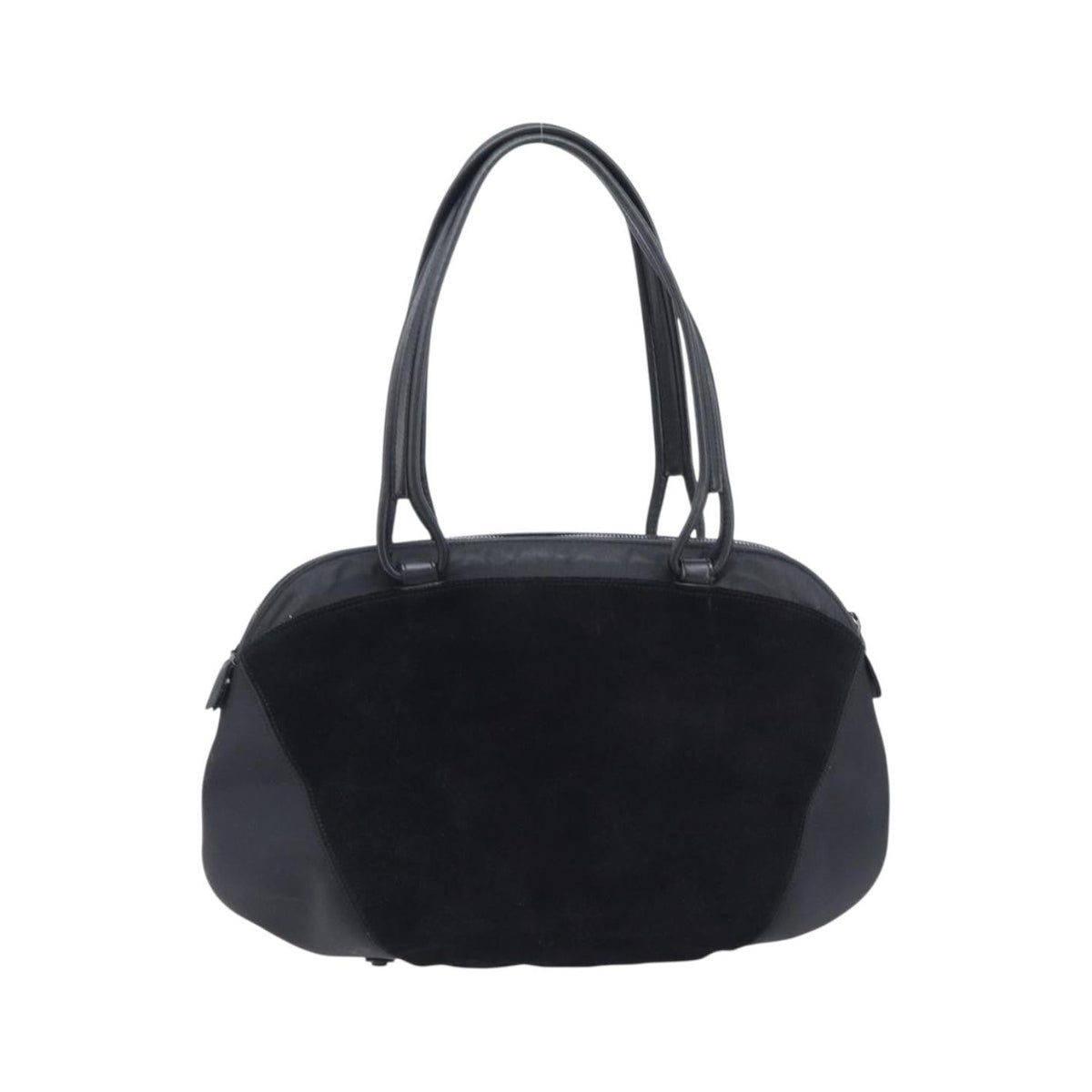 Salvatore Ferragamo Vintage Suede, Black, Suede, Shoulder Bag