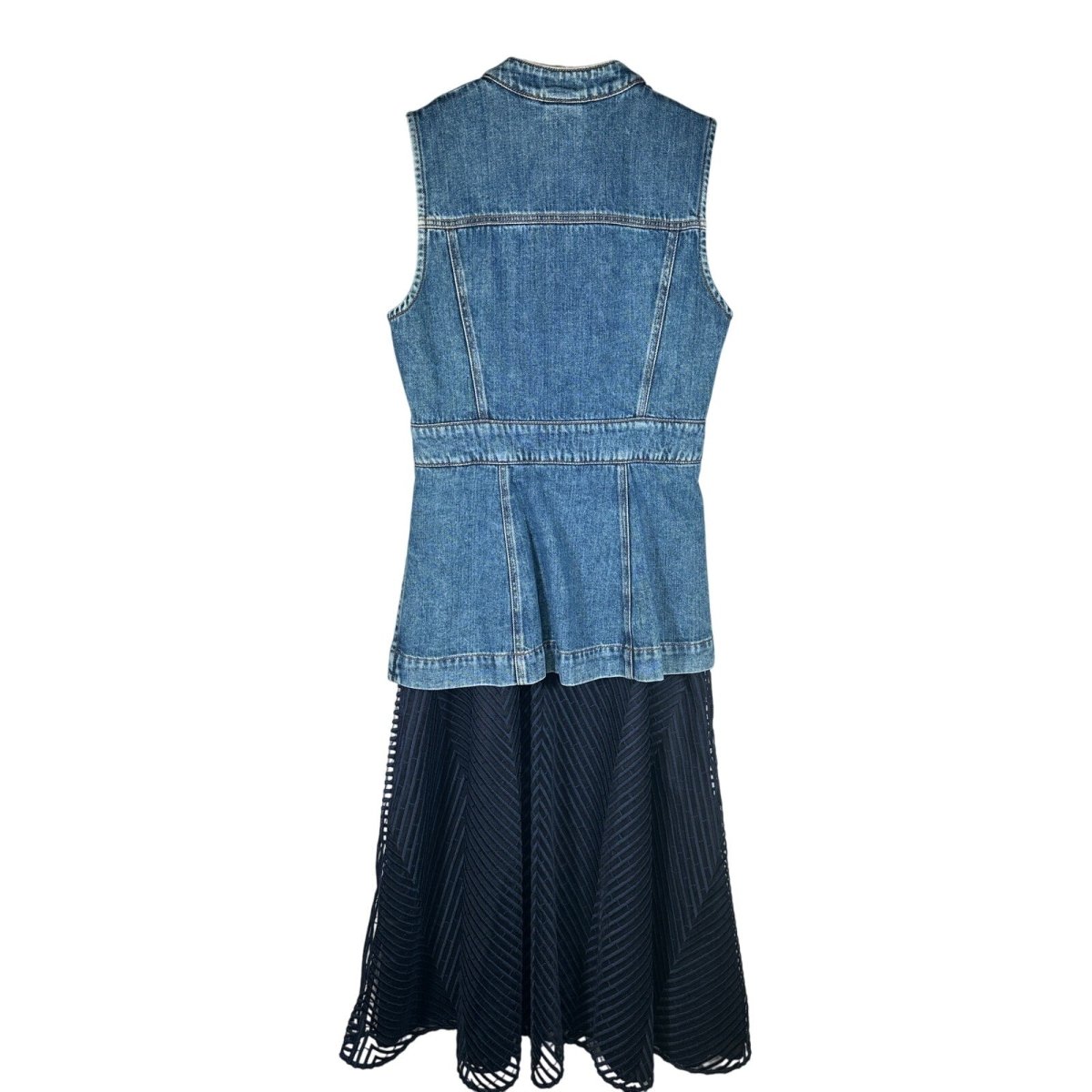 SPORTMAX CODE Denim Midi Dress Blue - Brandsamsara