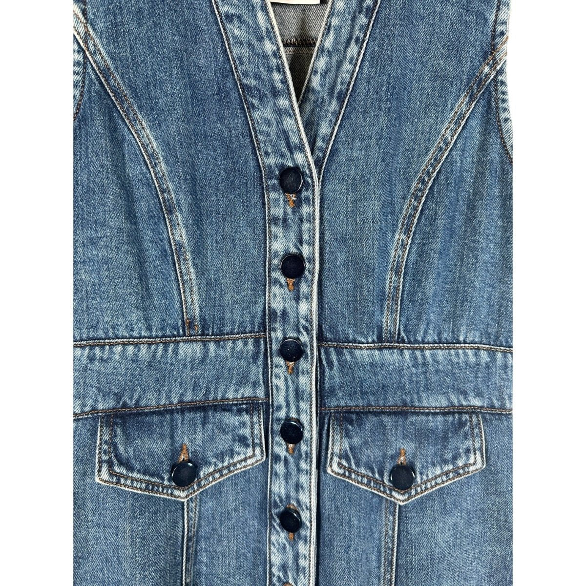 SPORTMAX CODE Denim Midi Dress Blue - Brandsamsara