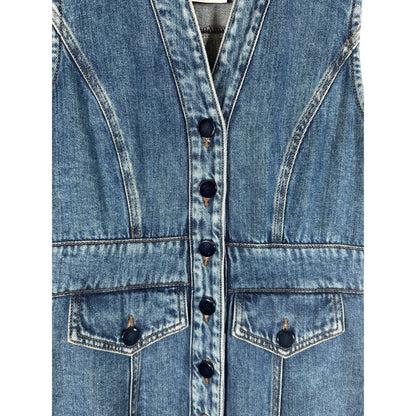 SPORTMAX CODE Denim Midi Dress Blue - Brandsamsara