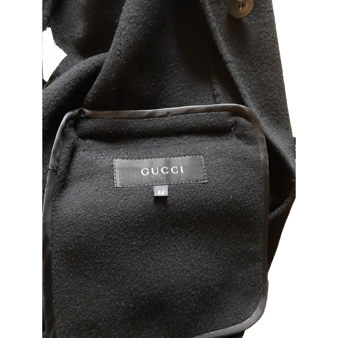 Vintage Gucci Παλτό 10 US Μαύρο