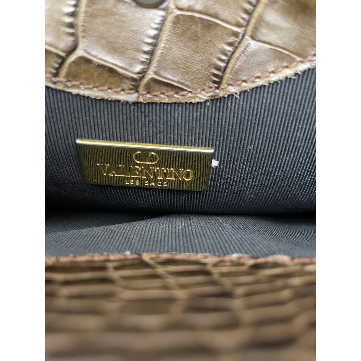 Τσάντα ώμου Valentino Les Sacs καφέ