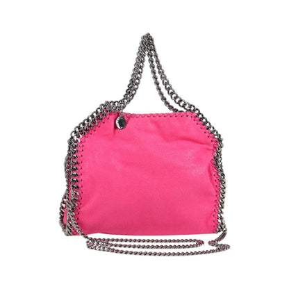 Stella McCartney Falabella Fold Over Suede, Pink, Suede, Shoulder Bag