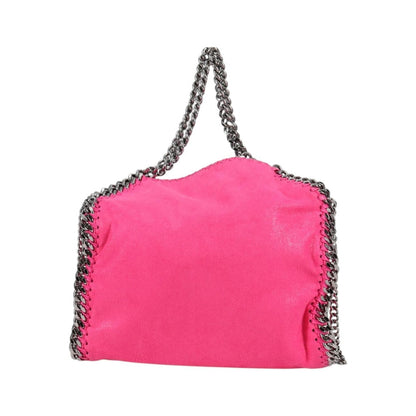 Stella McCartney Falabella Fold Over Suede, Pink, Suede, Shoulder Bag