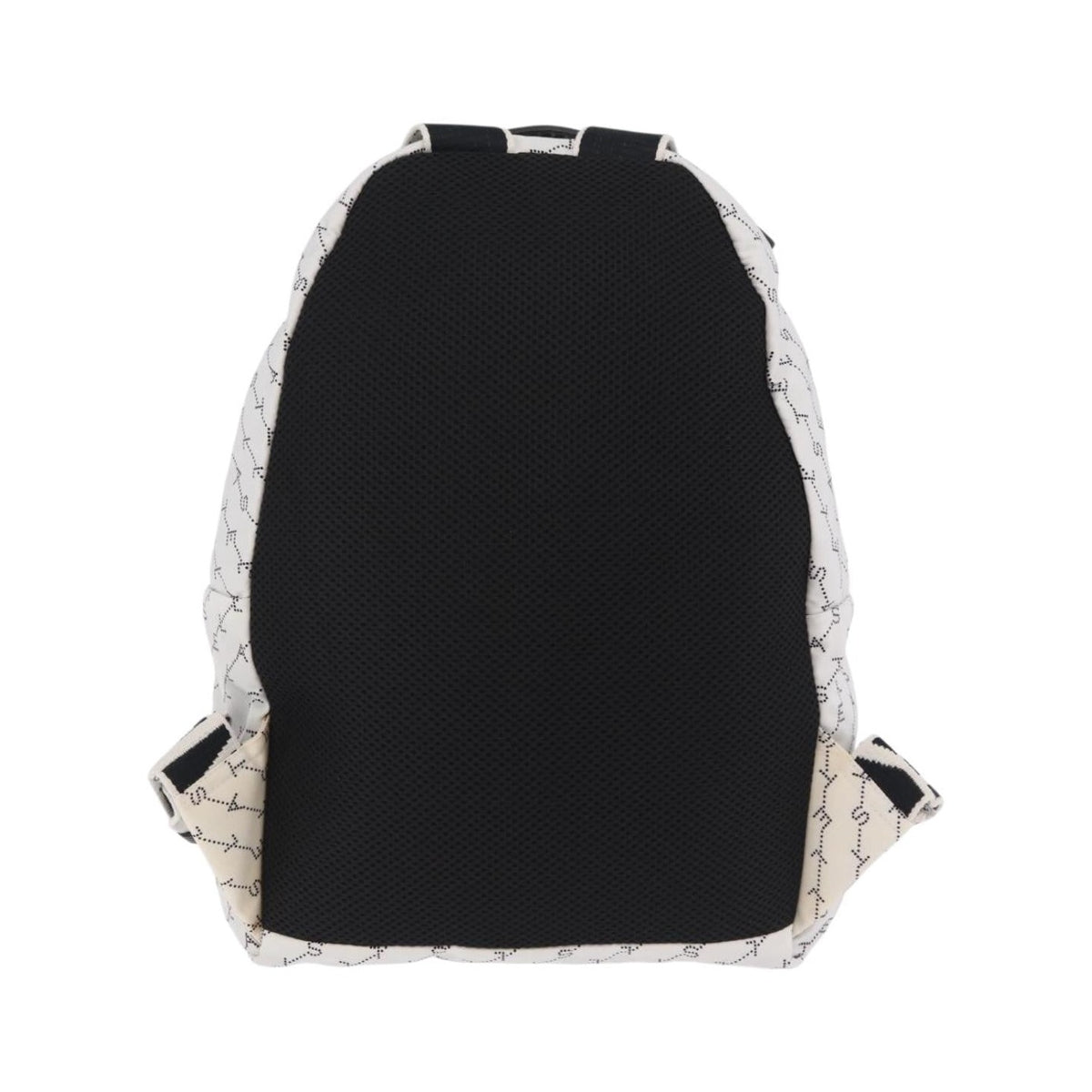 Stella McCartney Falabella Go Monogram Monogram Canvas, White, Nylon, Backpack