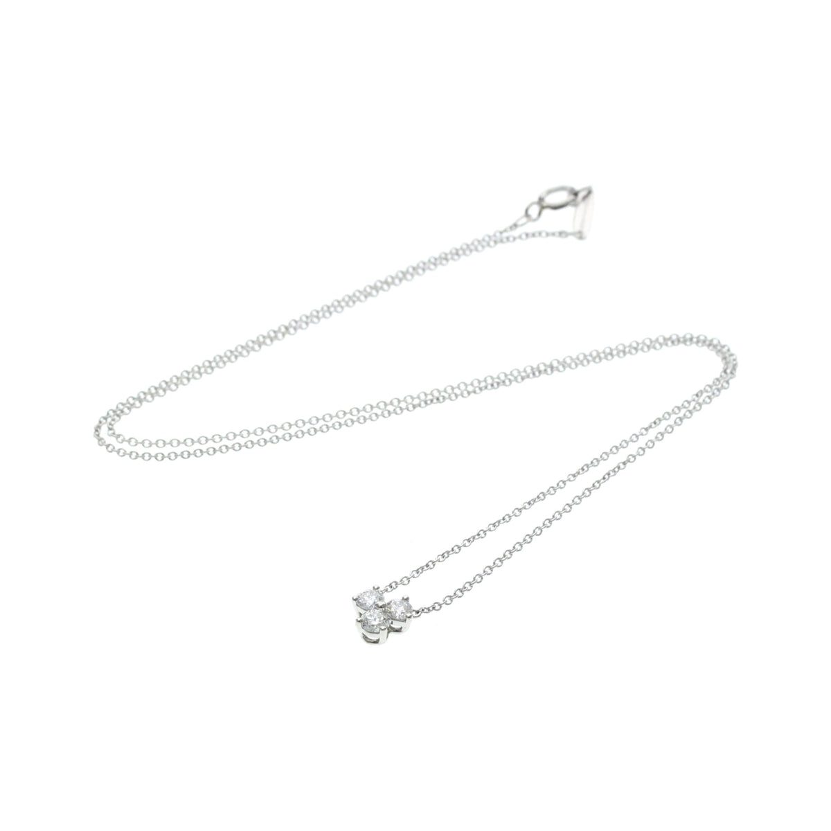 Tiffany & Co. Aria Pendant Platinum and Diamonds, Silver, Platinum, Necklace