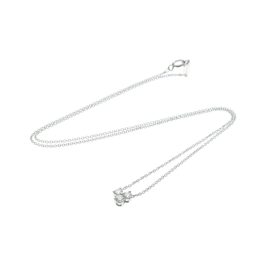 Tiffany & Co. Aria Pendant Platinum and Diamonds, Silver, Platinum, Necklace
