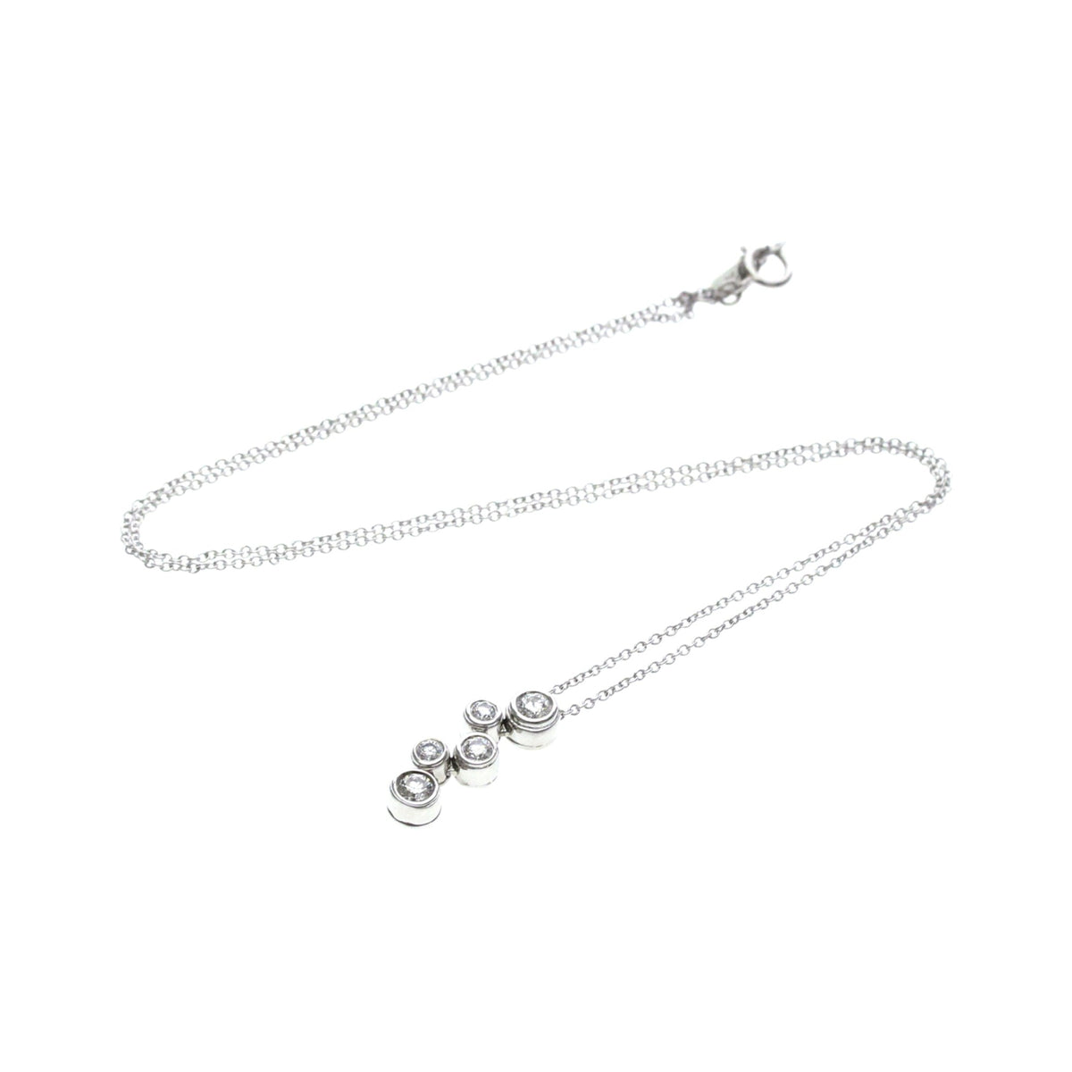 Tiffany & Co. Bubble Pendant, Silver, Platinum, Necklace