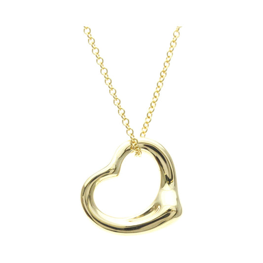 Tiffany & Co. Elsa Peretti Open Heart Pendant 18K Yellow Gold, Gold, Yellow Gold, Necklace