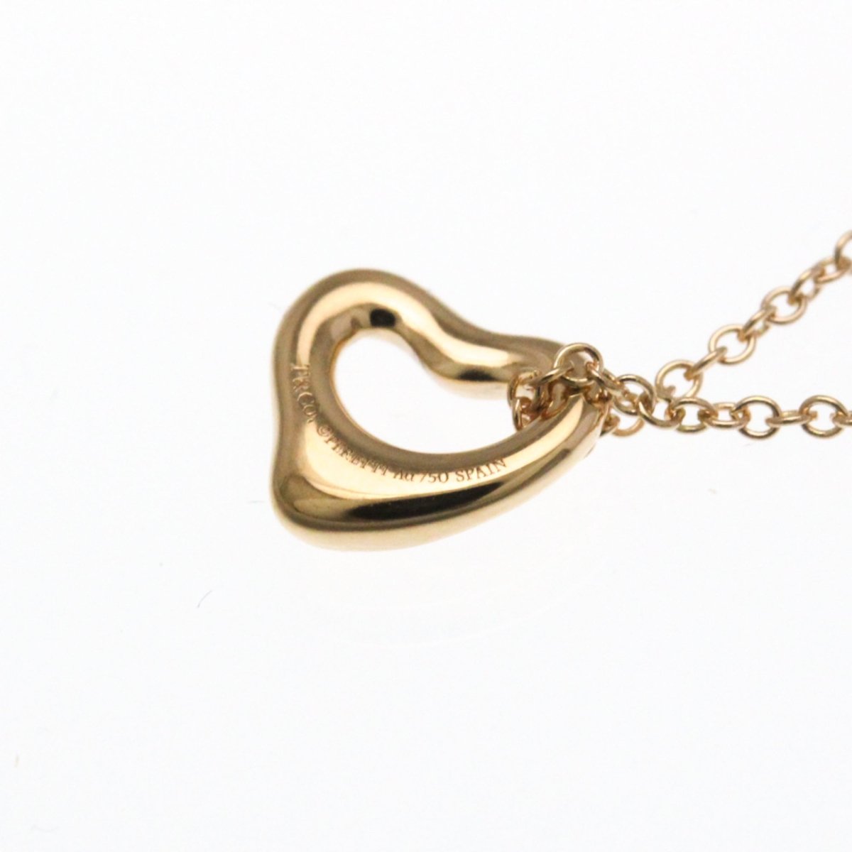 Tiffany & Co. Elsa Peretti Open Heart Pendant Necklace - Brandsamsara