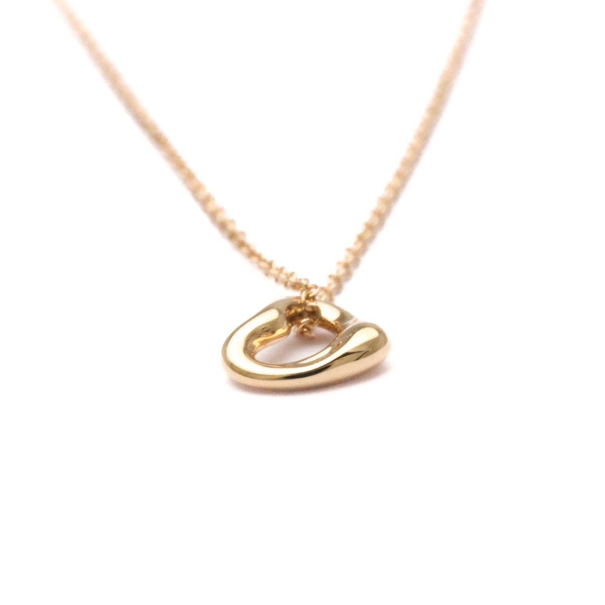 Tiffany & Co. Elsa Peretti Open Heart Pendant Necklace - Brandsamsara