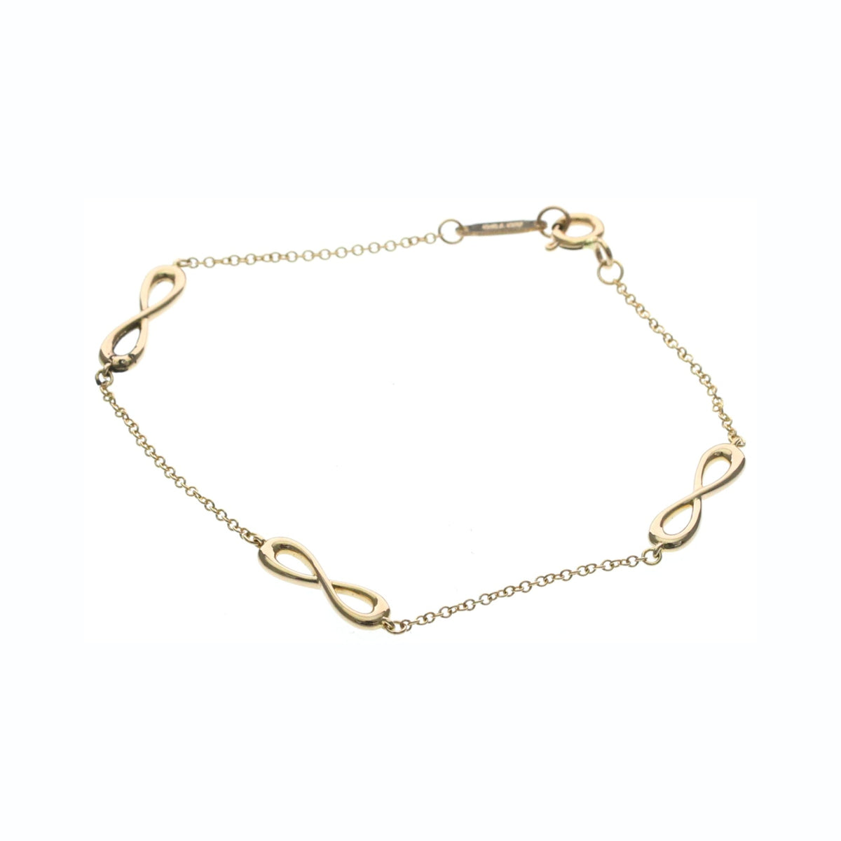 Tiffany & Co. Endless Infinity 18K Yellow Gold, Pink, Pink Gold, Bracelet