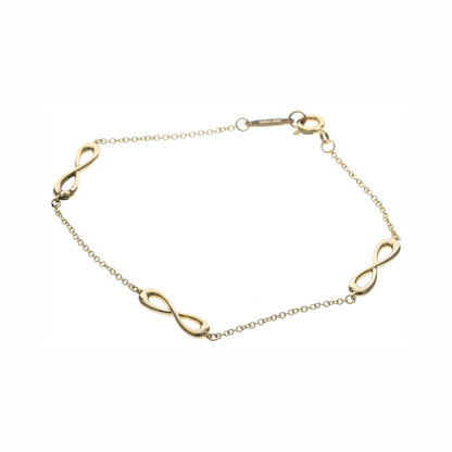 Tiffany & Co. Endless Infinity 18K Yellow Gold, Pink, Pink Gold, Bracelet