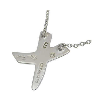Tiffany & Co. Paloma Picasso Graffiti X Pendant Silver, Silver, Silver, Necklace
