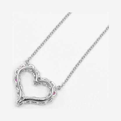 Tiffany & Co. Sentimental Heart Platinum, Silver, Platinum, Necklace