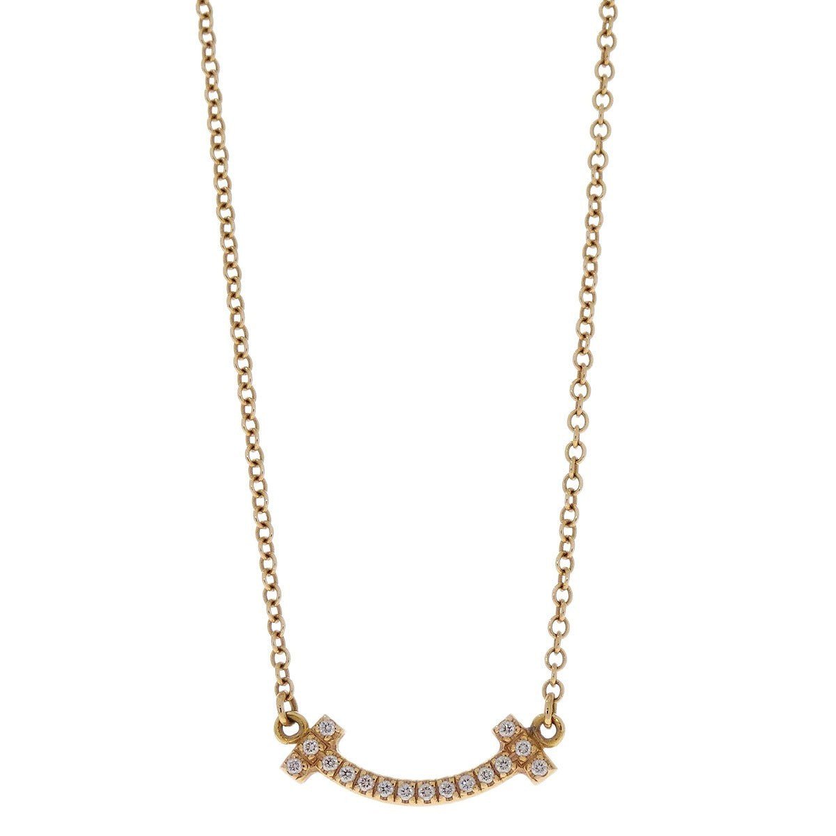 Tiffany & Co. T Smile Pendant Necklace - Brandsamsara