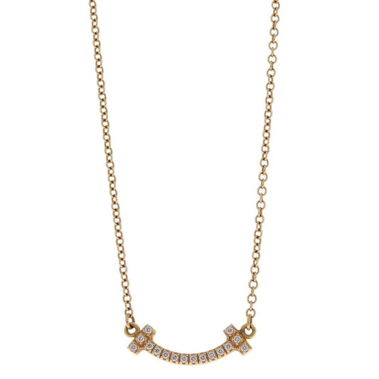 Tiffany & Co. T Smile Pendant Necklace - Brandsamsara