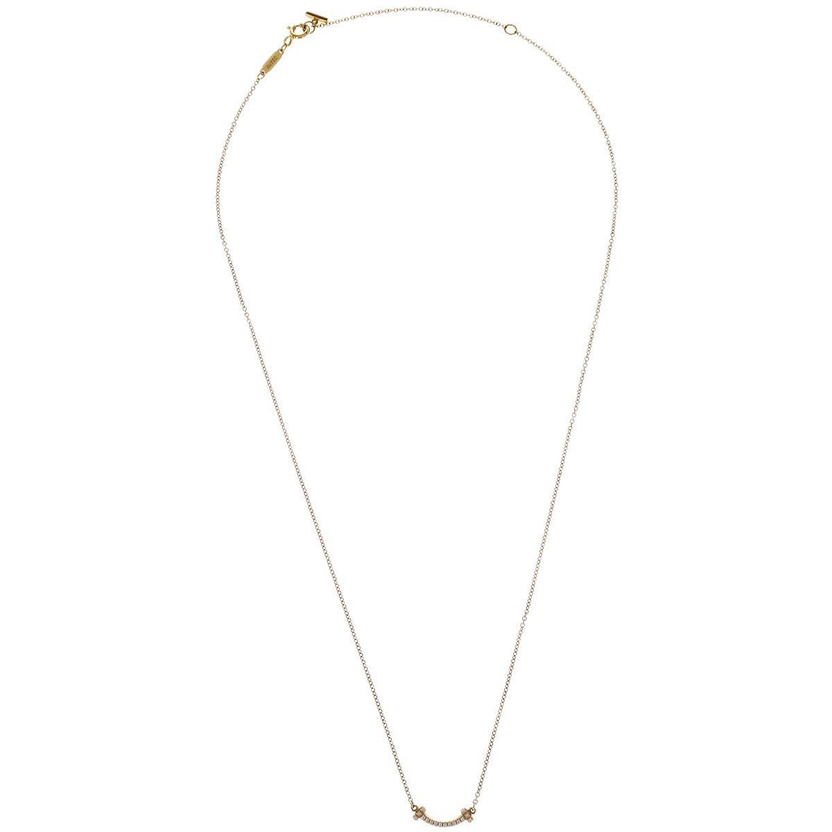 Tiffany & Co. T Smile Pendant Necklace - Brandsamsara