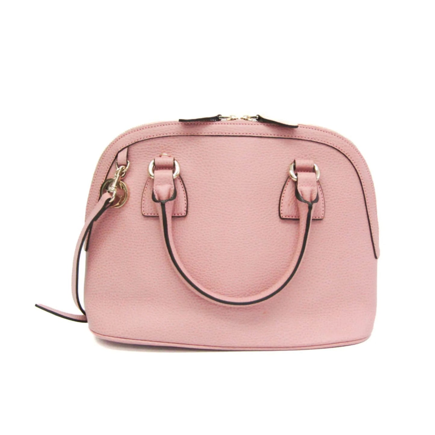 Gucci Convertible Dome Satchel Leather, Pink, Leather, Handbag
