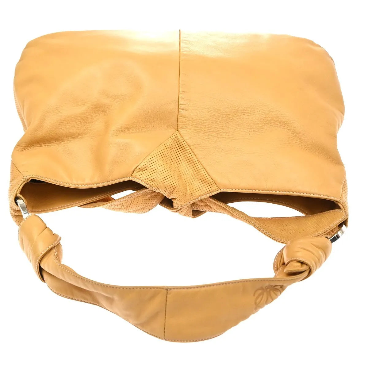 Loewe Vintage Knot Nappa Leather Hobo Bag Leather, Beige, Leather, Handbag