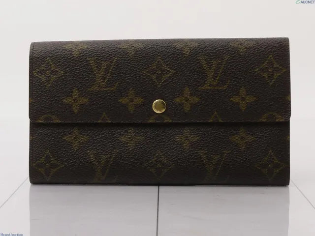 Louis Vuitton Zippy wallet vertical, Brown, Canvas, Wallet