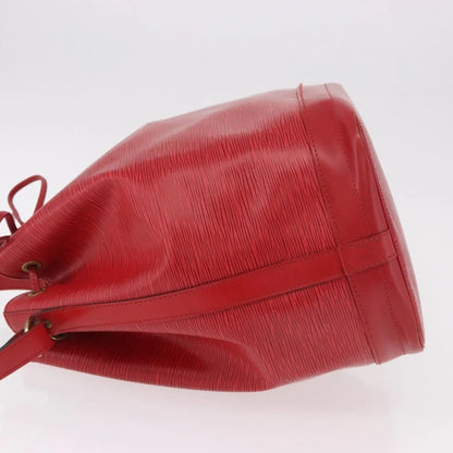 Louis Vuitton Noe Epi Leather, Red, Leather, Shoulder Bag