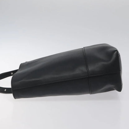 Bottega Veneta Vintage Leather, Black, Leather, Shoulder Bag