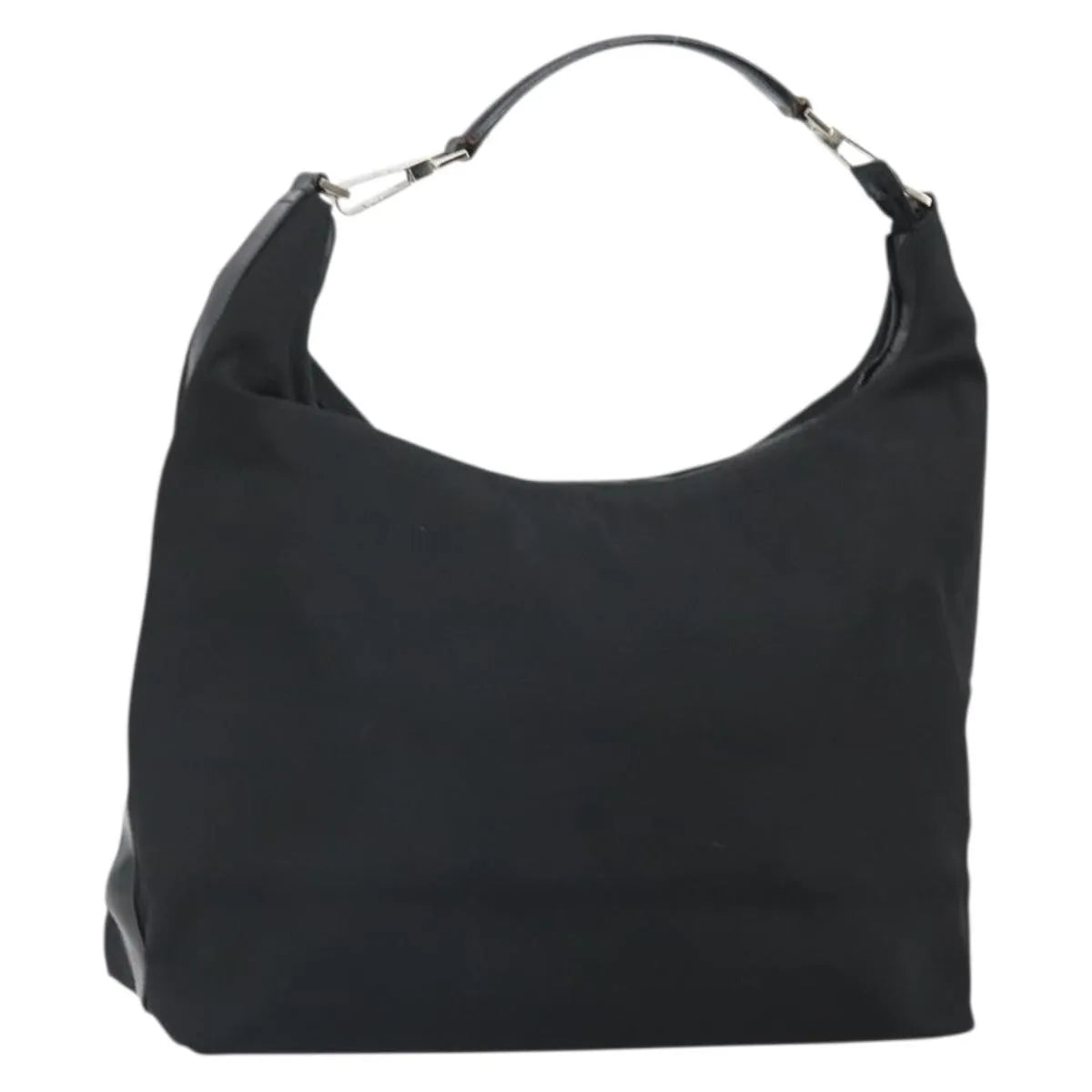 Gucci Vintage Nylon, Black, Nylon, Shoulder Bag