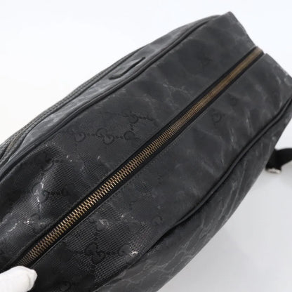 Gucci Zip Messenger GG Imprime, Black, Canvas, Shoulder Bag