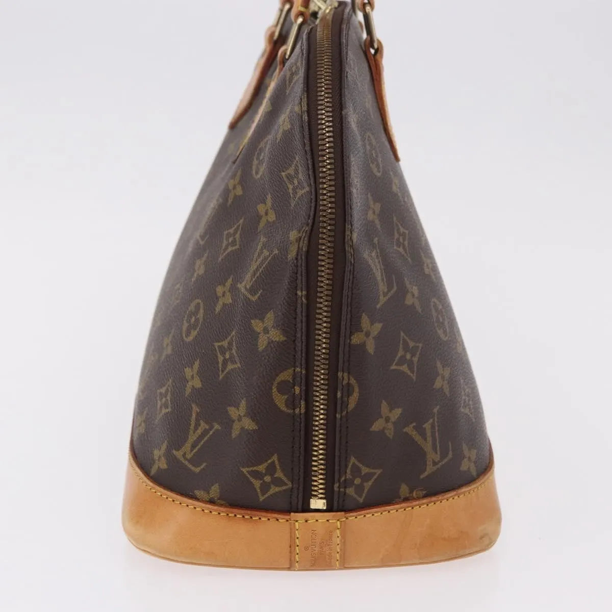Louis Vuitton Vintage Alma Monogram Canvas, Brown, Canvas, Handbag