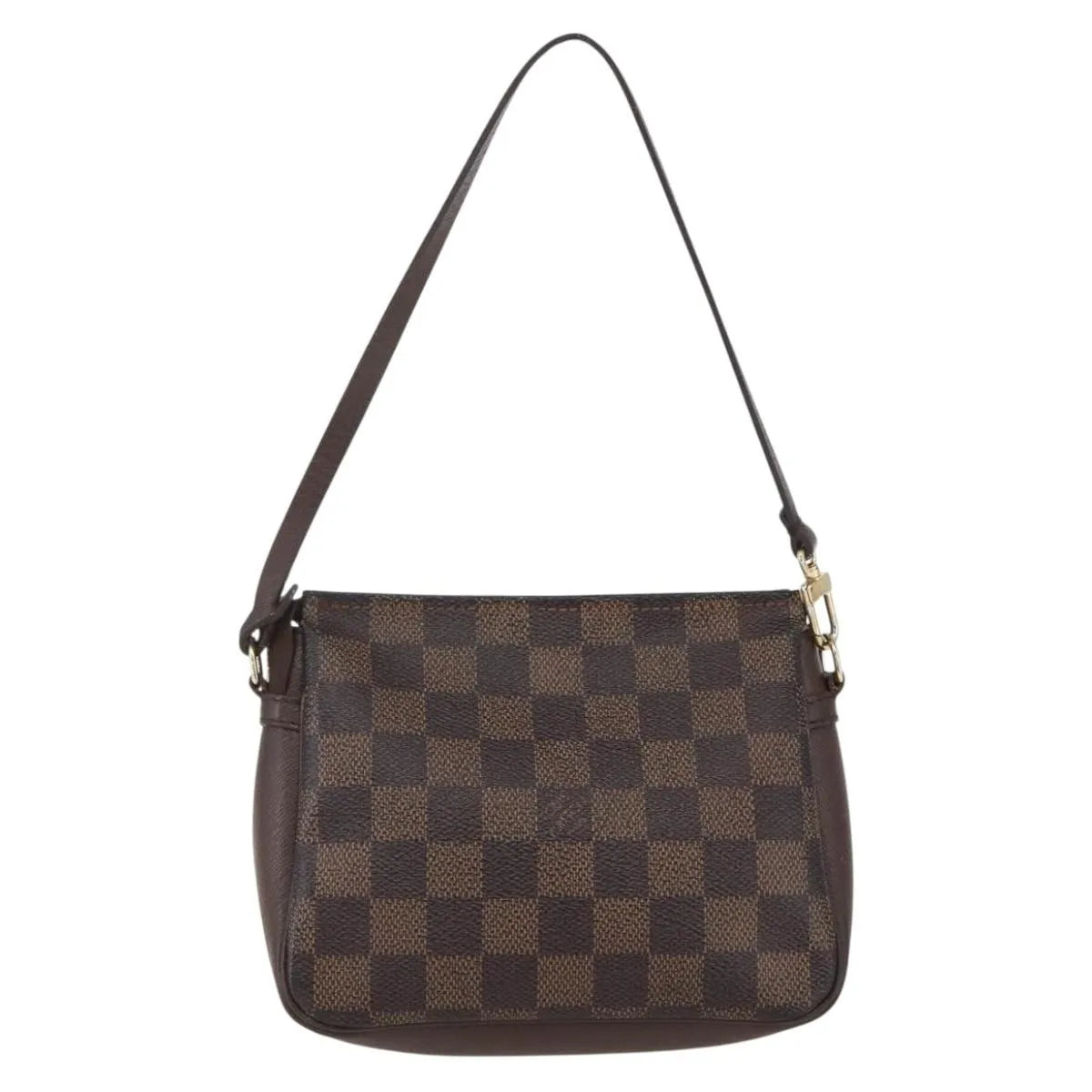 Louis Vuitton Trousse Make Up Damier Canvas, Brown, Canvas, Clutch