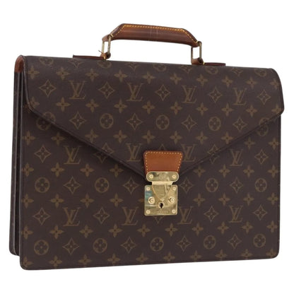Louis Vuitton Serviette Conseiller Monogram Canvas, Brown, Canvas, Briefcase