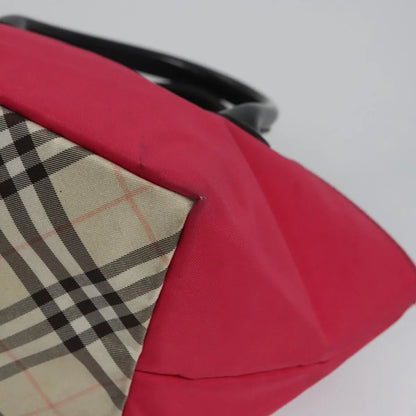 Burberry Blue Label Nylon, Pink, Nylon, Tote Bag