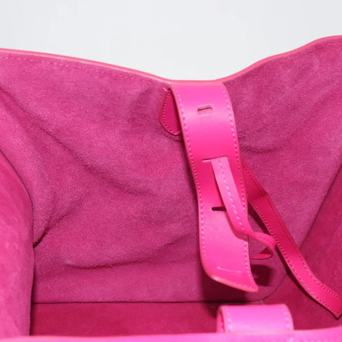 Celine Luggage Smooth Leather, Pink, Leather, Tote Bag