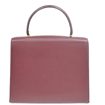 Cartier Must De Cartier Leather, Burgundy, Leather, Handbag
