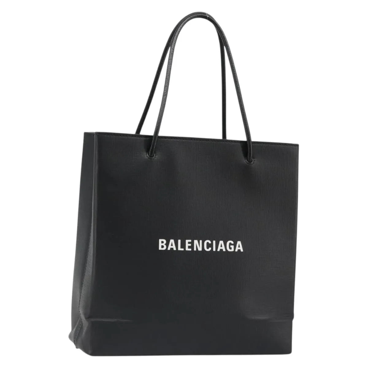 Balenciaga Shopping Tote Leather, Black, Leather, Handbag