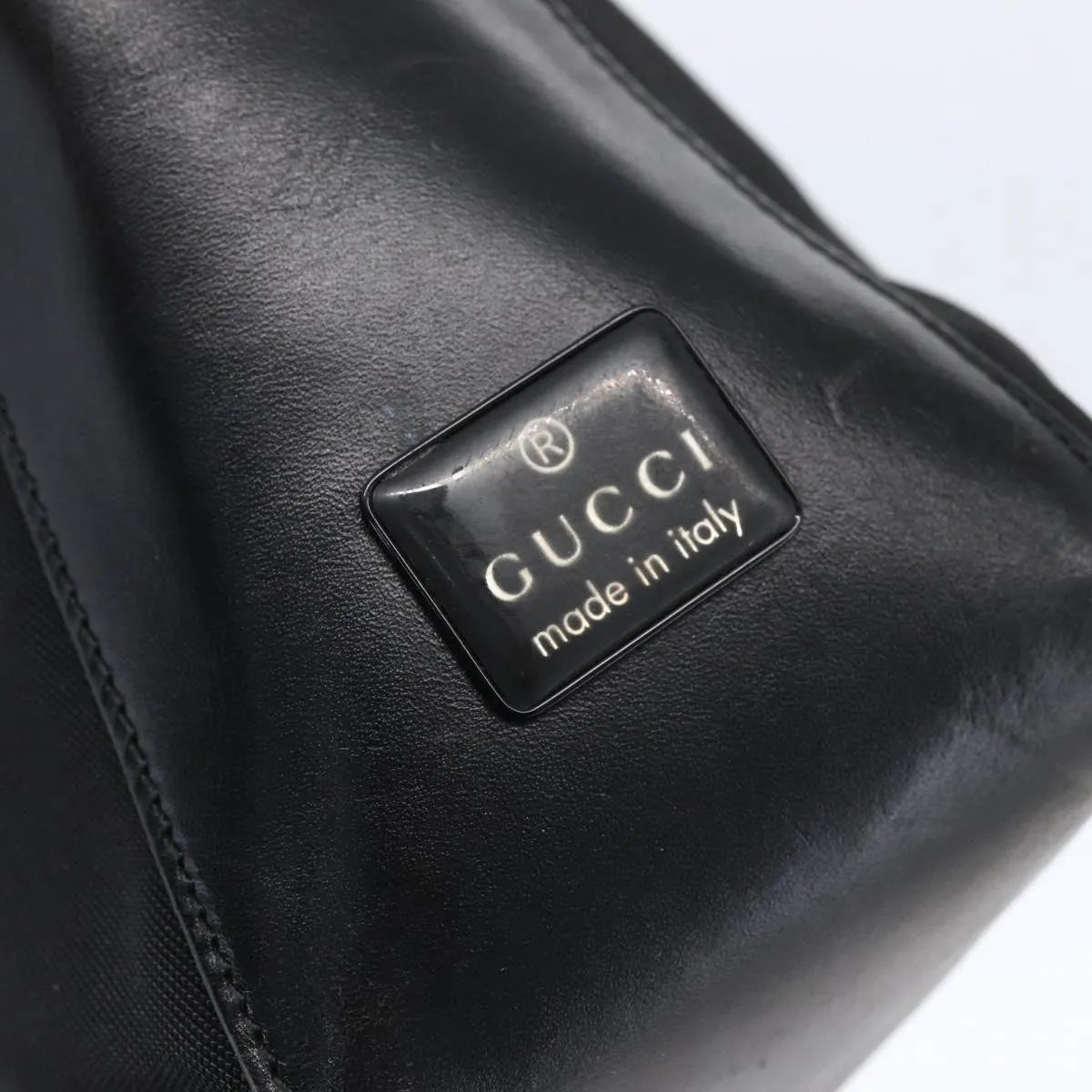 Gucci Vintage GG Canvas, Black, Canvas, Shoulder Bag