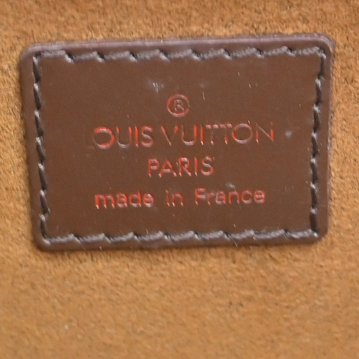 Louis Vuitton Pochette Saint Louis Damier, Brown, Canvas, Clutch