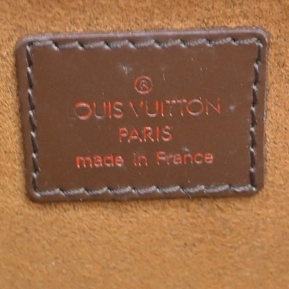 Louis Vuitton Pochette Saint Louis Damier, Brown, Canvas, Clutch