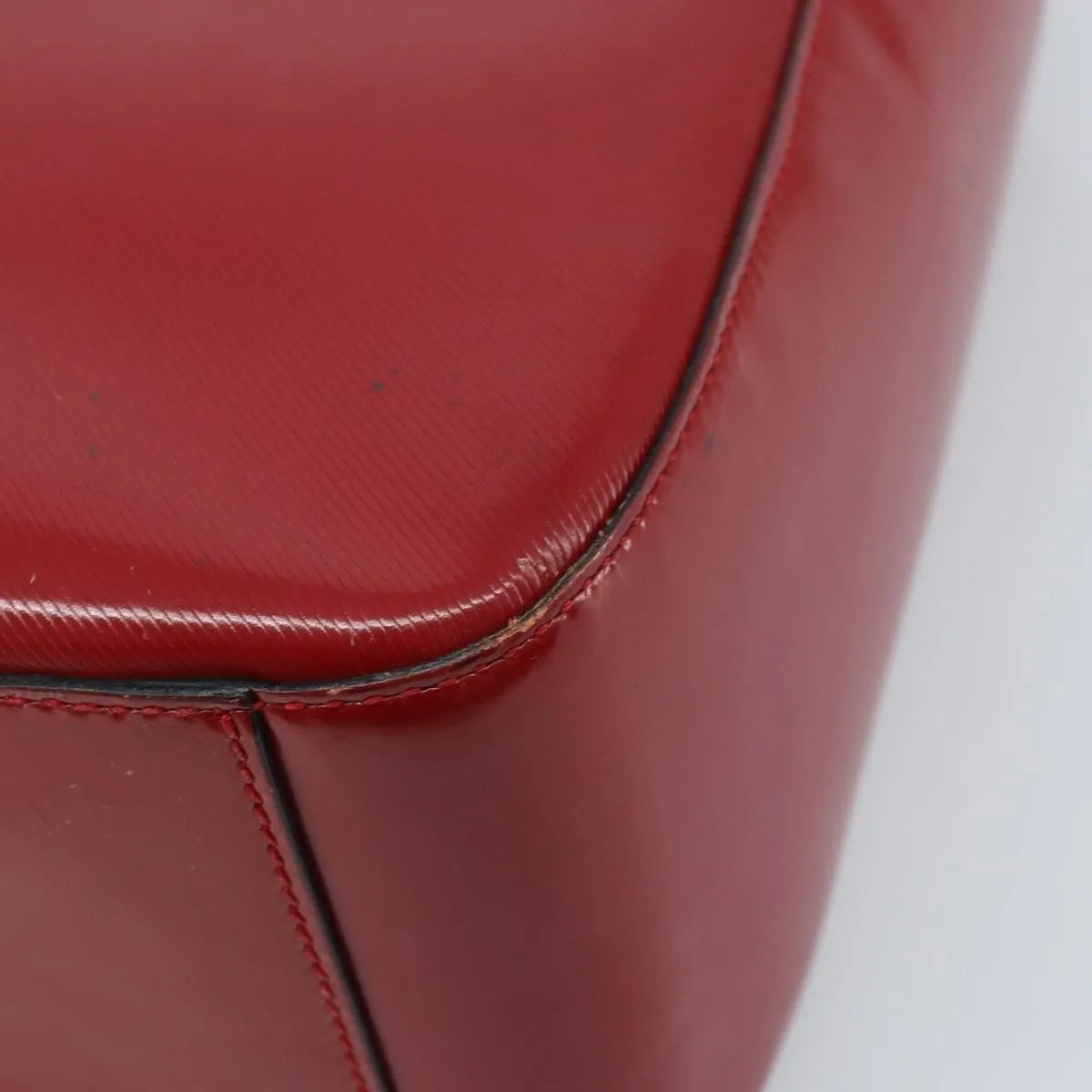 Celine vintage Leather, Red, Leather, Handbag