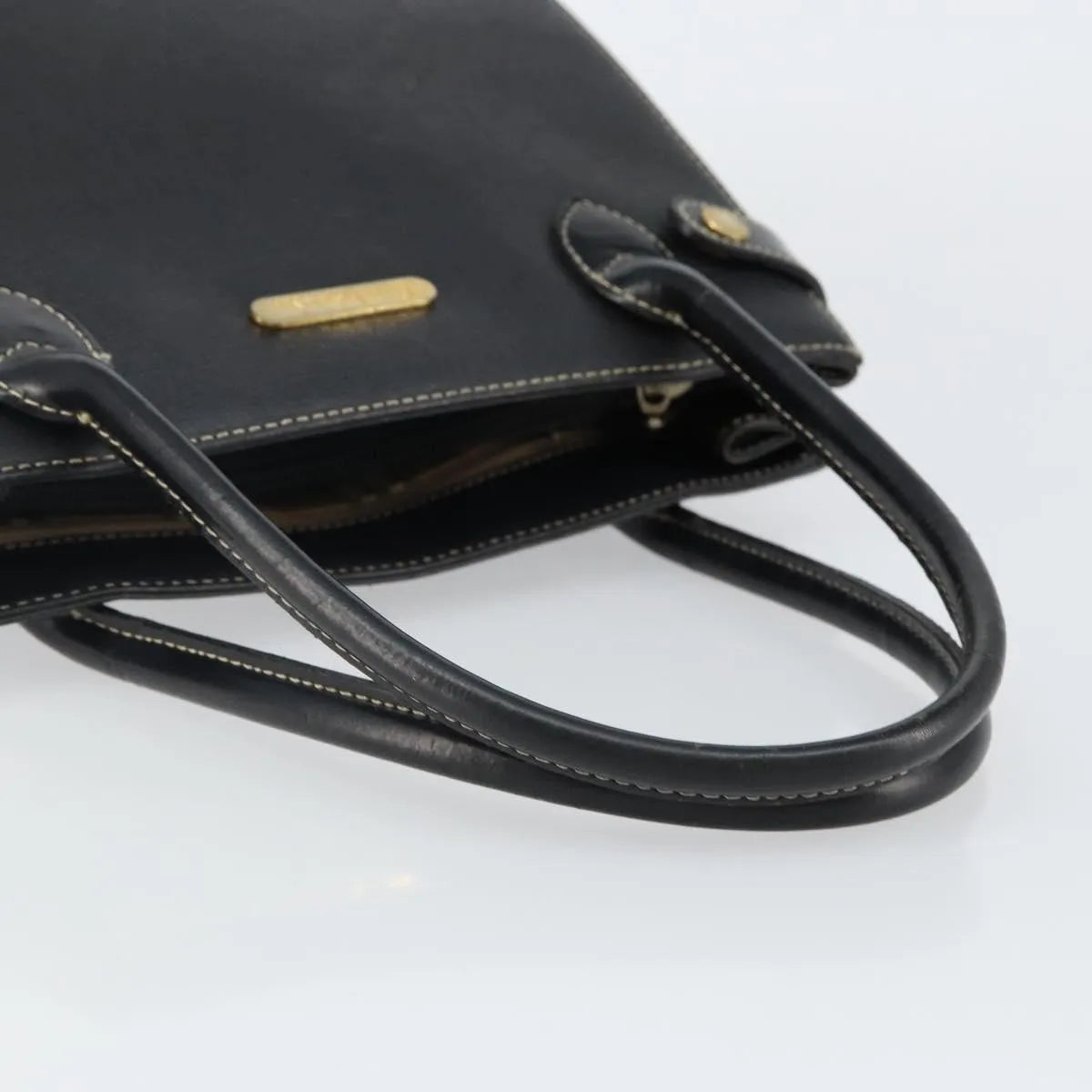Burberry Vintage Leather, Black, Leather, Handbag