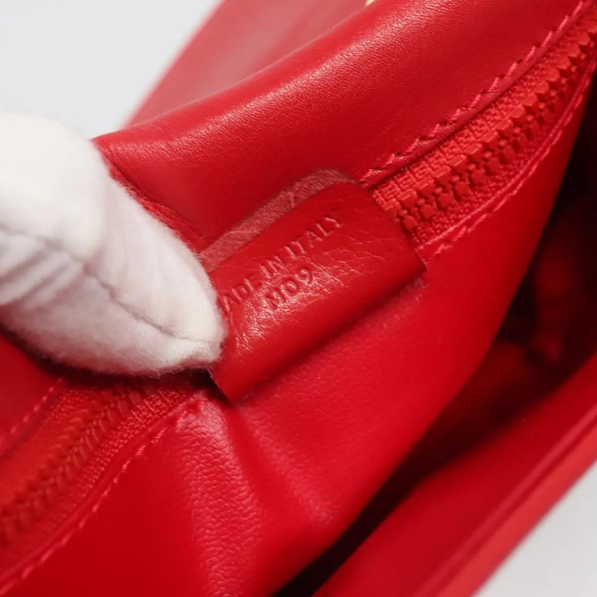 Celine Vintage Leather, Red, Leather, Shoulder Bag