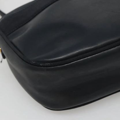 Salvatore Ferragamo Vara Bow camera Leather, Navy, Leather, Shoulder Bag
